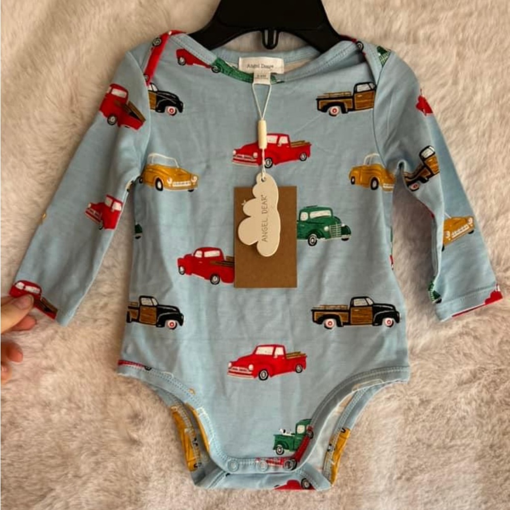 Angel dear bamboo long sleeve bodysuit